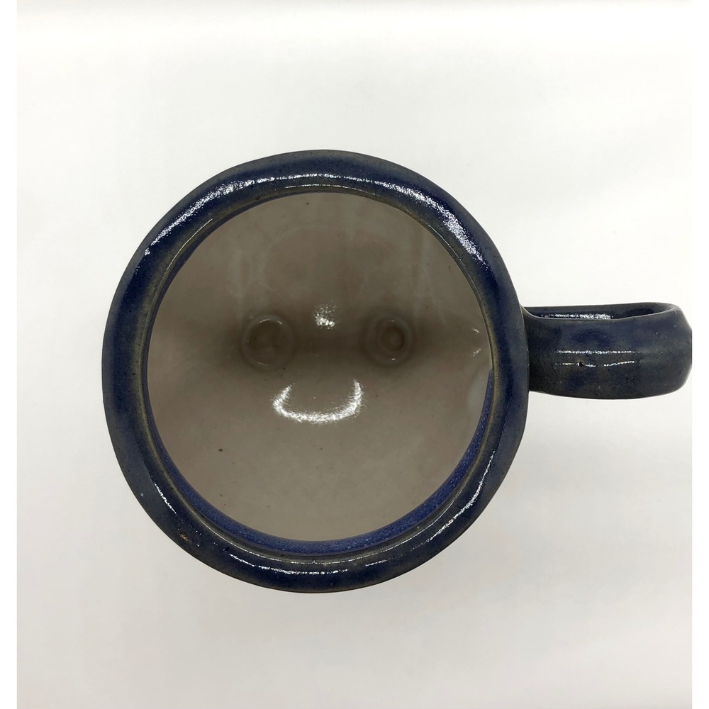 Muddy Waters Pottery 1985 Vintage Feet Flip Flops Coffee Mug Cobalt Blue 6in - Picture 2 of 11